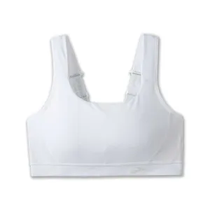 Open-back Microfiber fabric Women's  Convertible Sports Bra 2.0 - White
