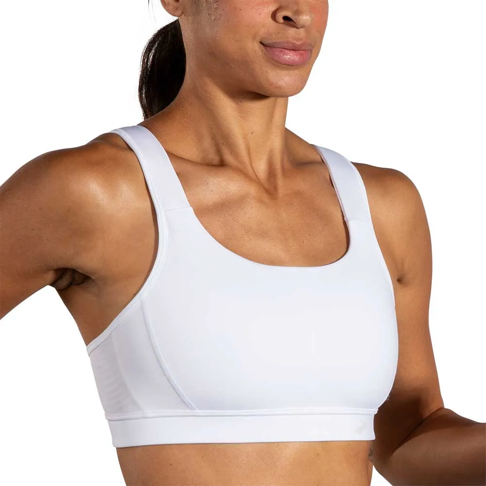Women's  Convertible Sports Bra 2.0 - White Soft Microfiber