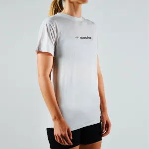 MinimalistDesign Women's Tarkine Ultra-Eco Run Tee (Tassie Devil White/Thin)