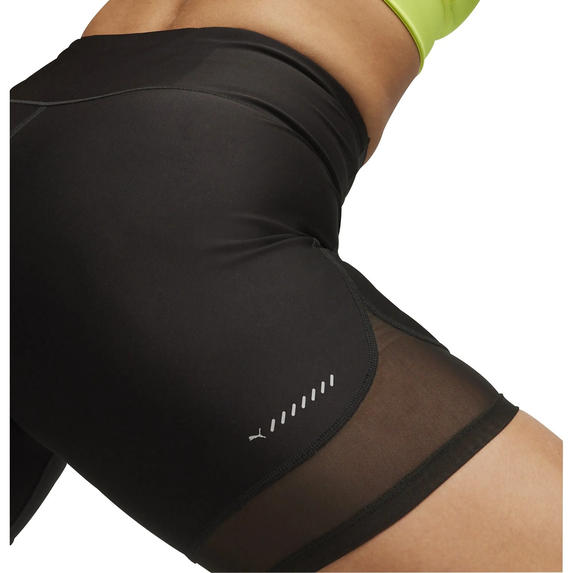 Skin Friendly Casual Wearer Puma Run Ultraform Womens Short Running Tights - Black