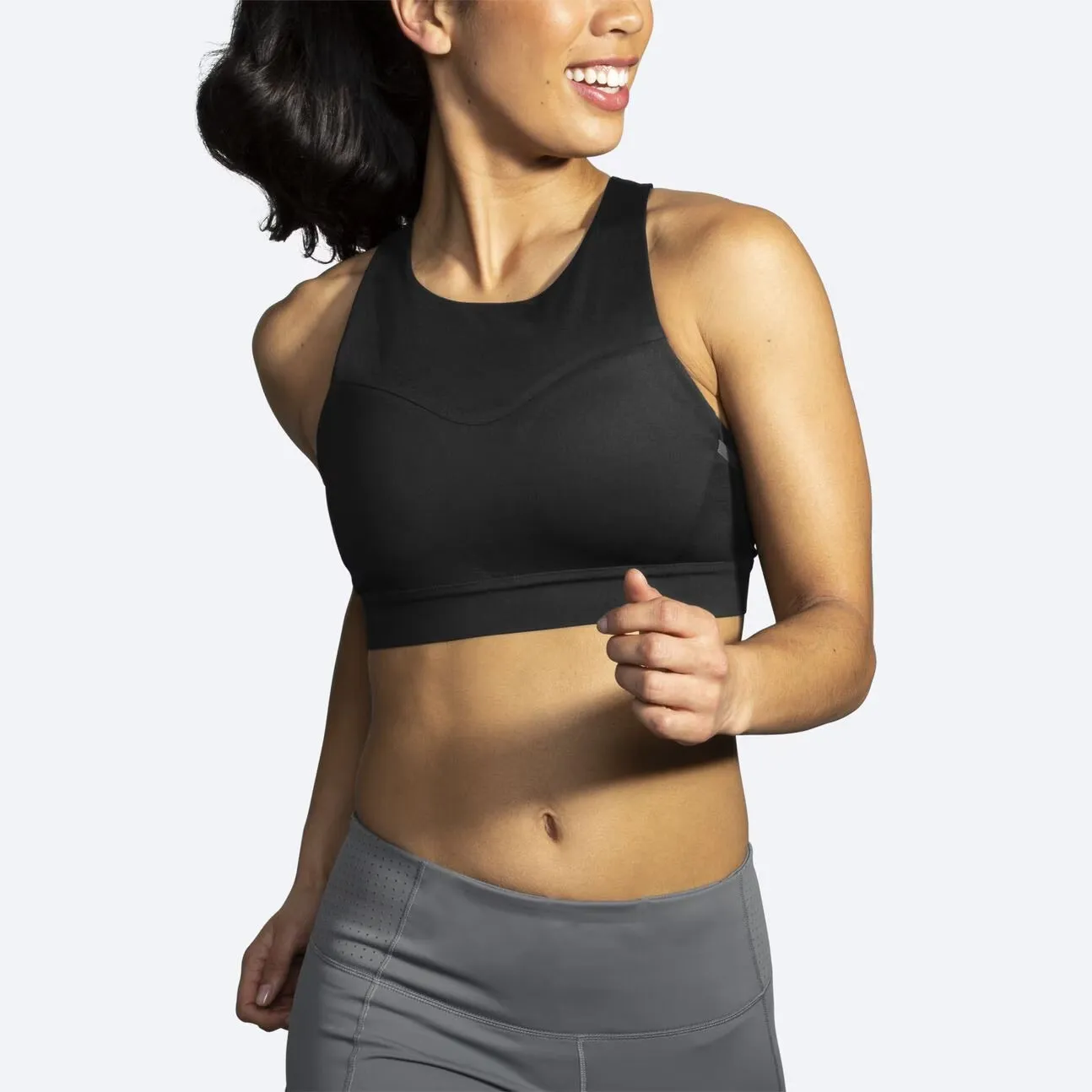 Sweat Absorbent Lining stretchy fabric Drive 3 Pocket Run Bra
