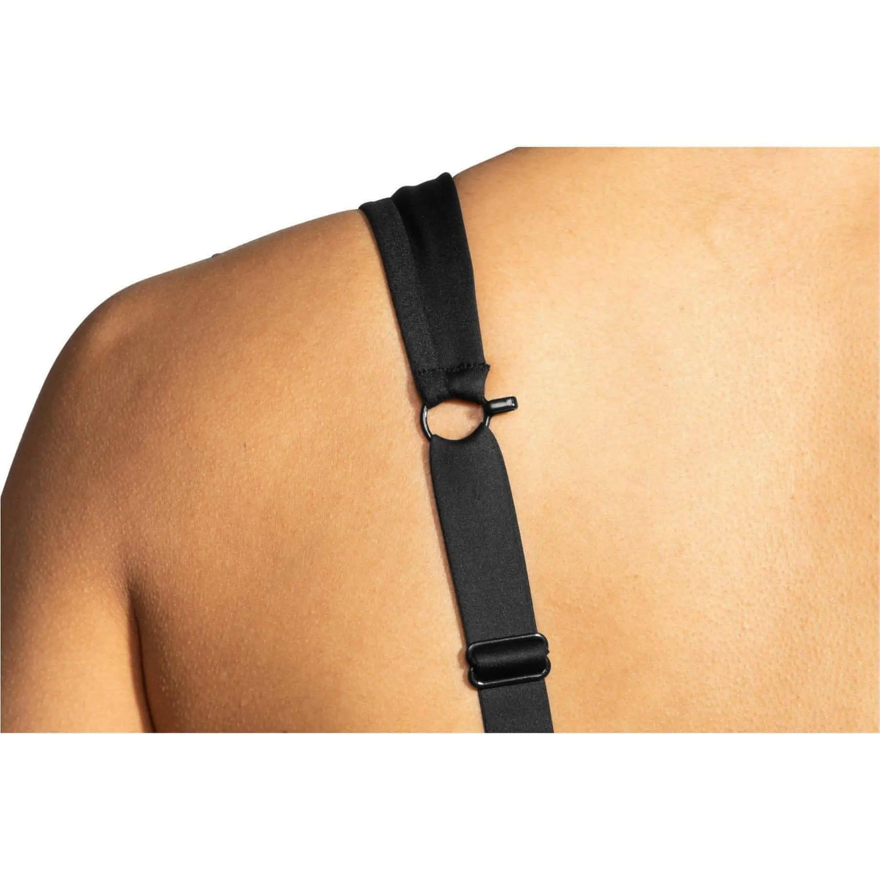 Minimal seams Brooks Drive Convertible Run Womens Sports Bra - Black