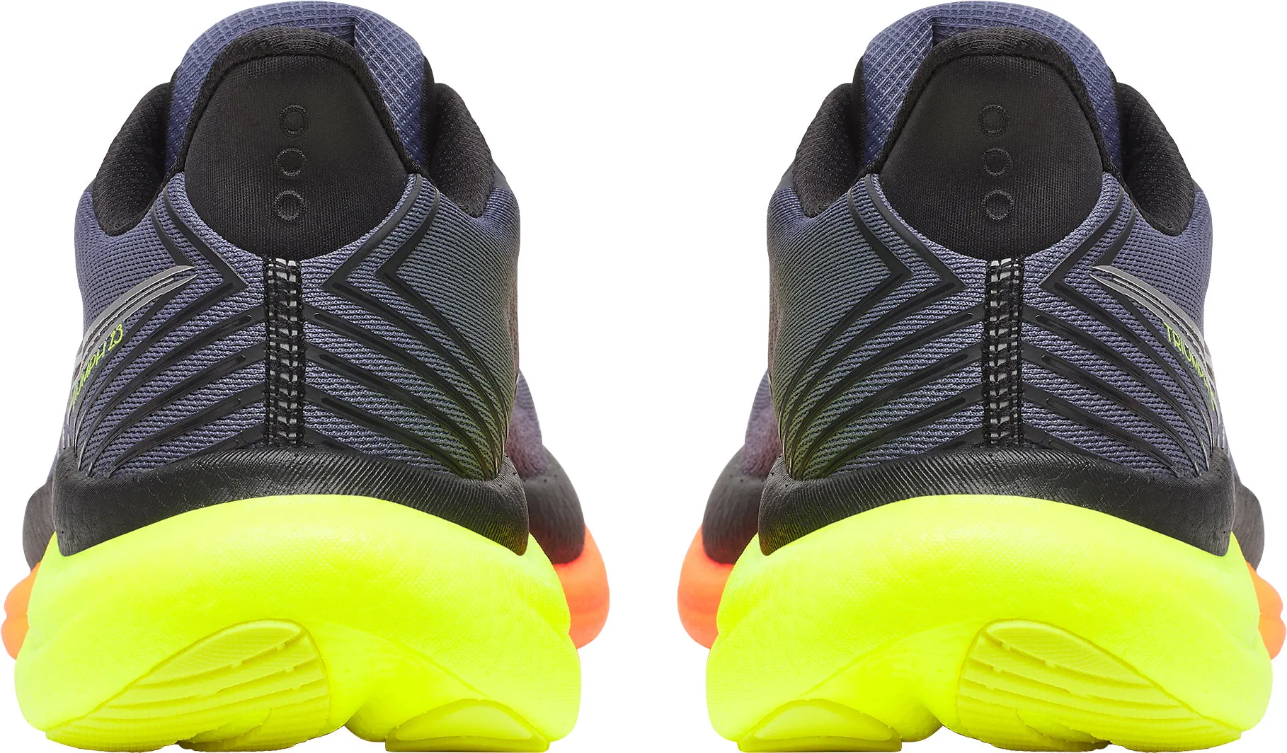 Saucony Triumph 23 Mens Running Shoes - Grey Stability Pod Configuration Molded EVA