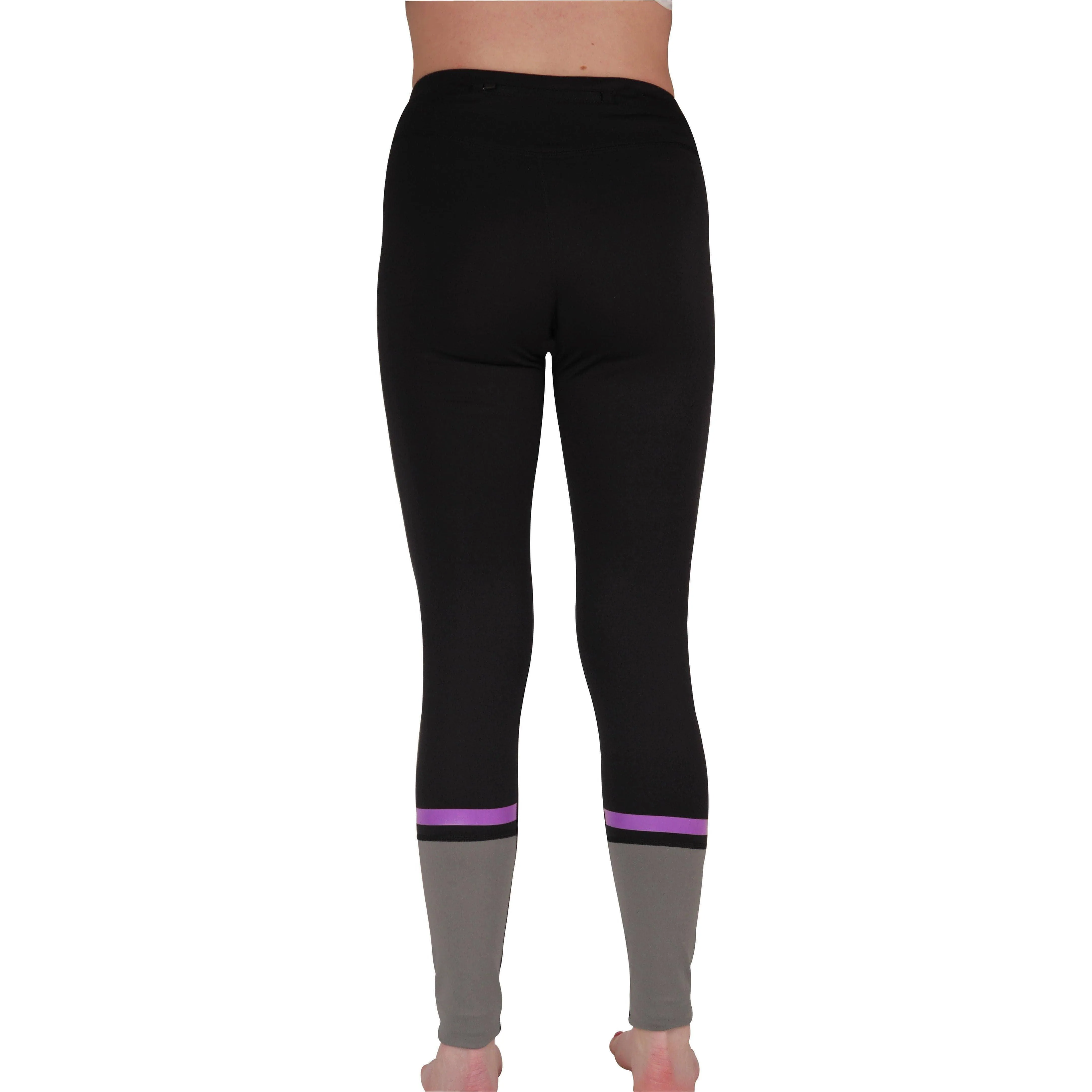 More Mile Power Womens Long Running Tights - Black Ultimate Comfort Fit