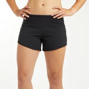 Body-Hugging Fit desert style Oiselle | Toolbelt Roga Short | Black