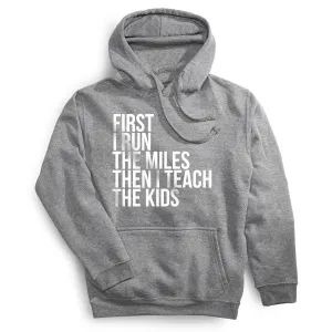 Statement Fleece Hoodie -  Then I Teach The Kids Fine Weave