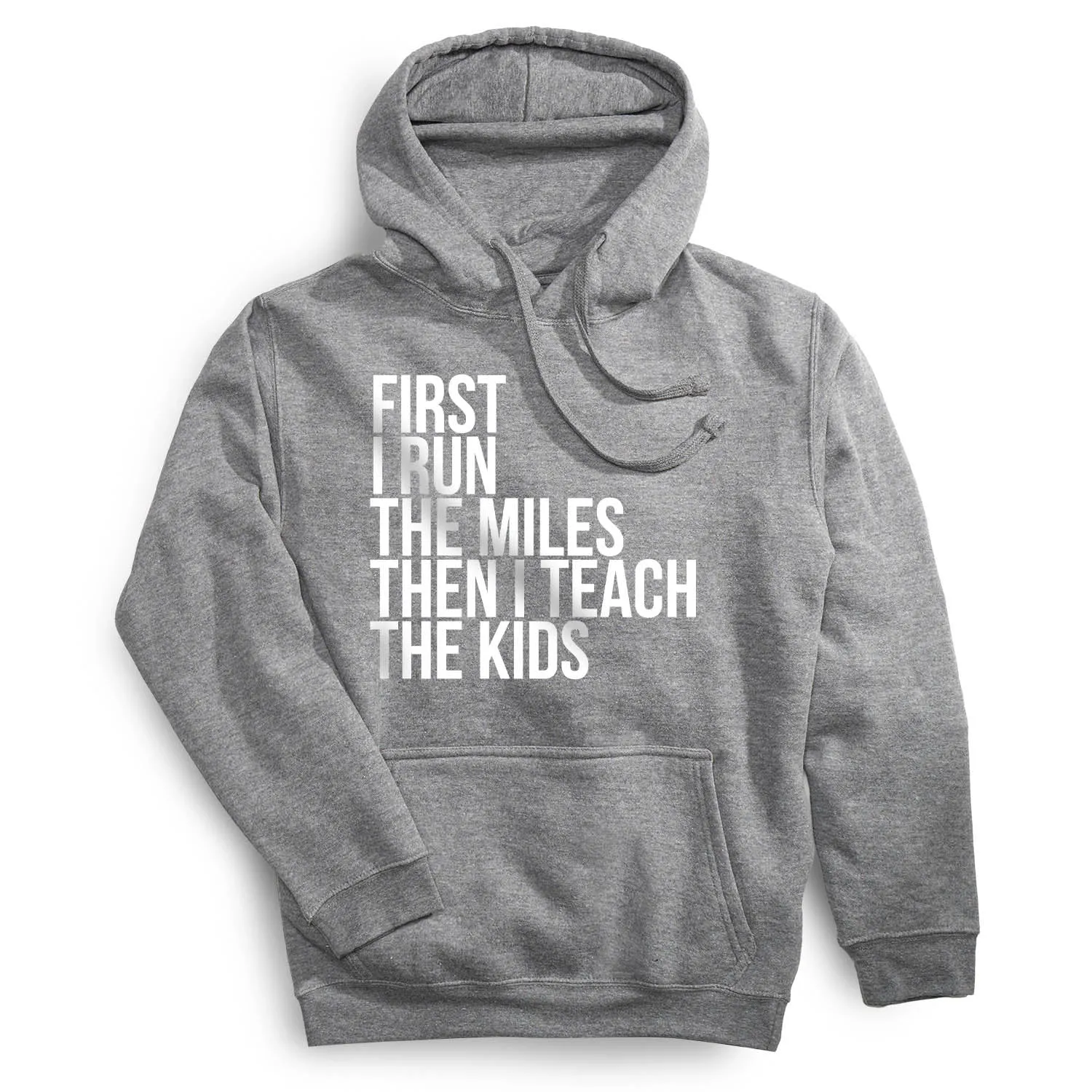 Statement Fleece Hoodie -  Then I Teach The Kids UltraSoft Texture FormFitting Cut