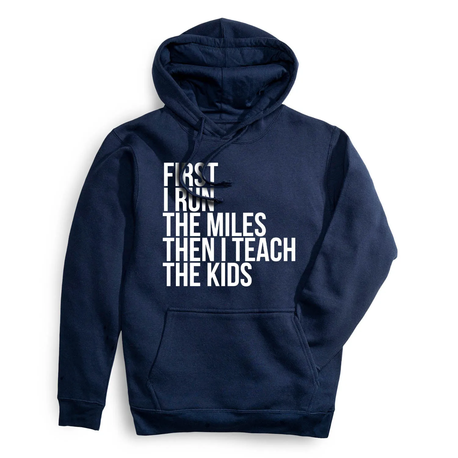 Lightweight Material Statement Fleece Hoodie -  Then I Teach The Kids