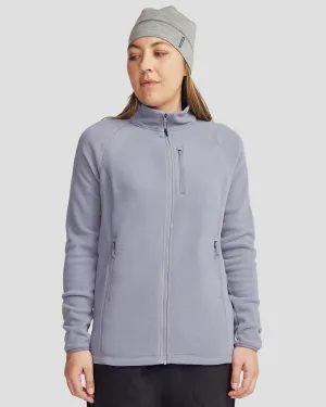Women's Ridge 100 Primaloft Fleece Jacket - Dark Haze EasyAdjustStraps AntiOdor Fabric Casual Trend