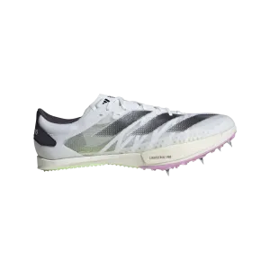 Unisex Adizero Ambition (Cloud White/Core Black/Green Spark) Reactive Rocker Geometry