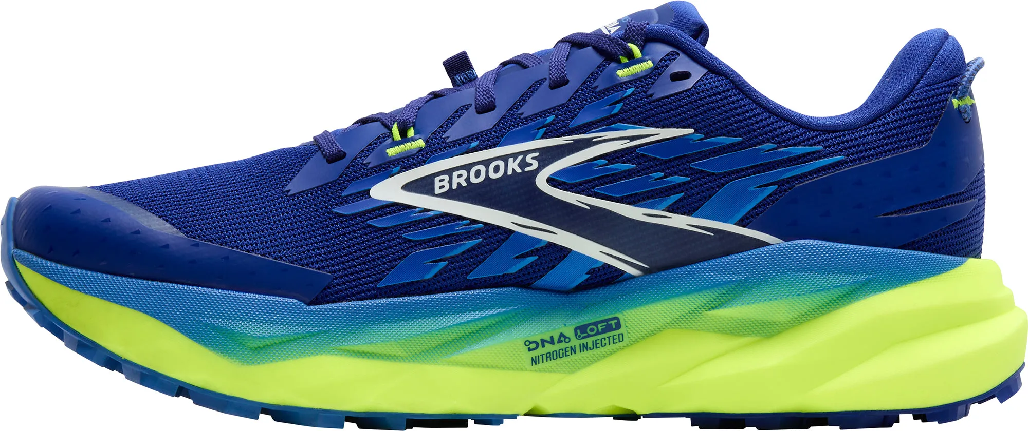 Brooks Cascadia 19 WIDE FIT Mens Trail Running Shoes - Blue training versatility