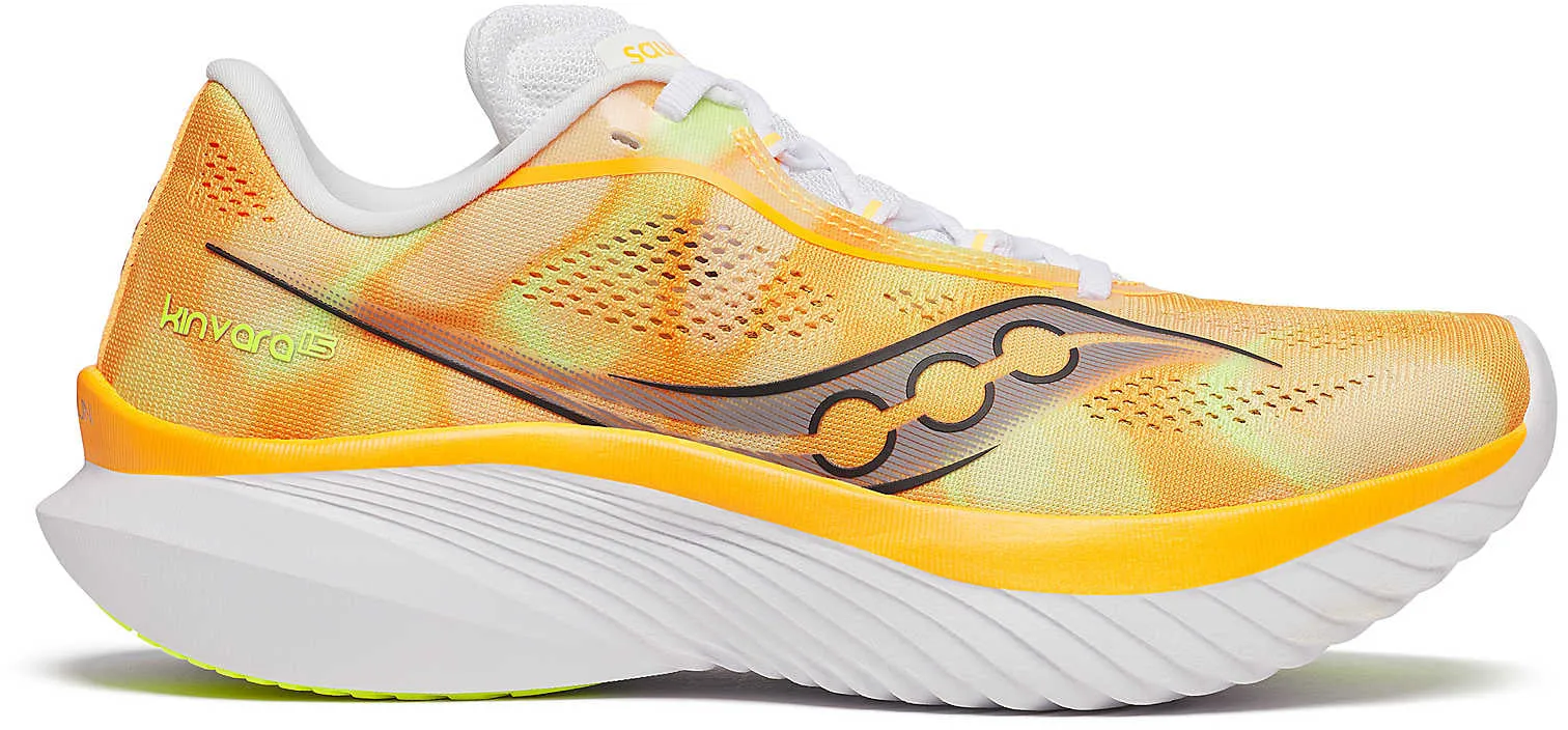 Dual Density Collar Recycled materials Saucony Kinvara 15 Womens Running Shoes - Orange