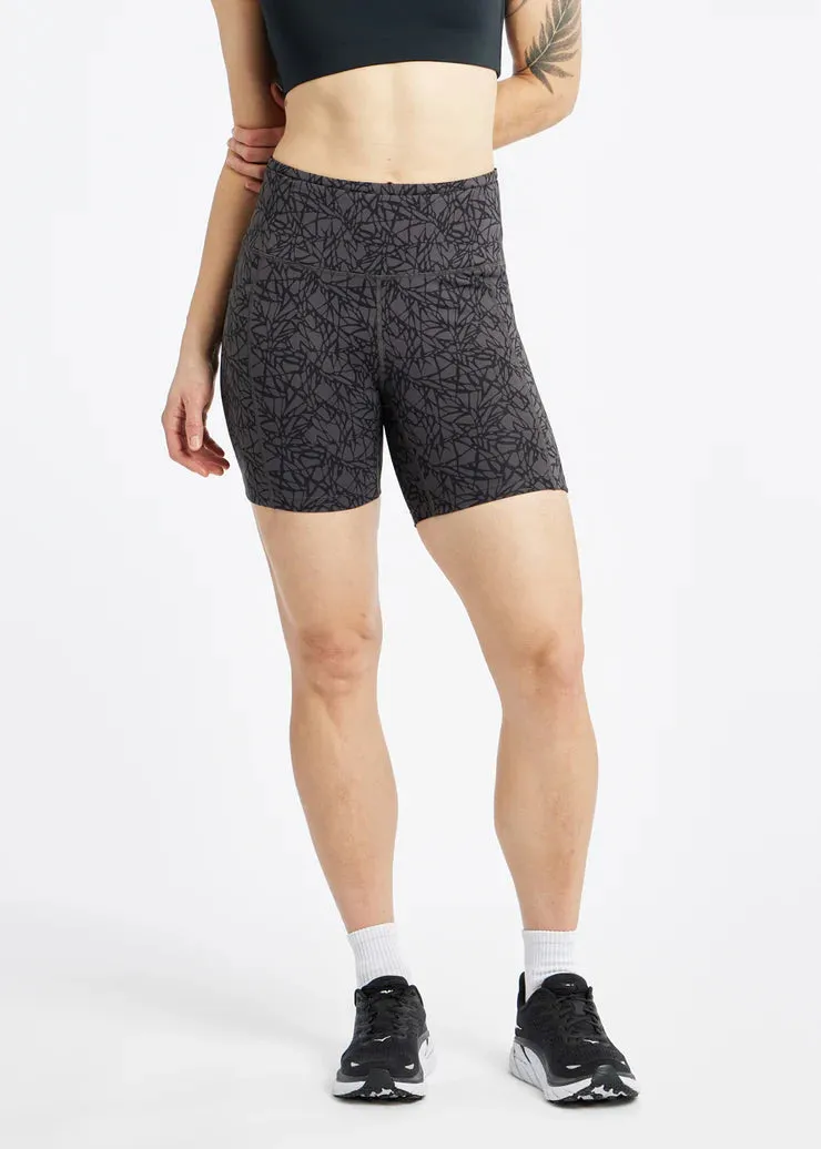 Quick Layering No Cling Oiselle | Pockito 6" Short | Women's | Obsidian Monarch