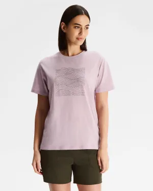 Vintage authenticity Women's Ripple Organic Cotton T-shirt - Lupin Field