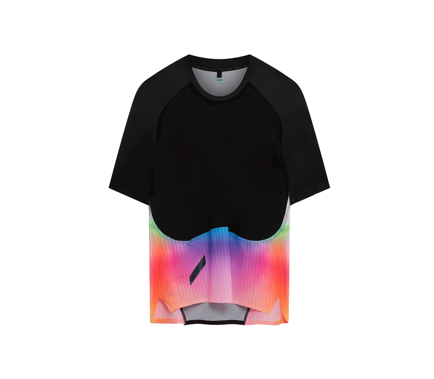 All Day Flex Basic Layering Women's Trail Race Top | Black/Rainbow