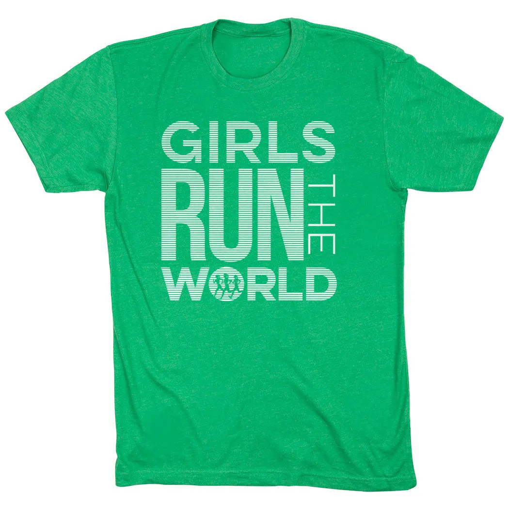 Running Short Sleeve T-Shirt - Girls Run The World? sporty and comfortable Workout