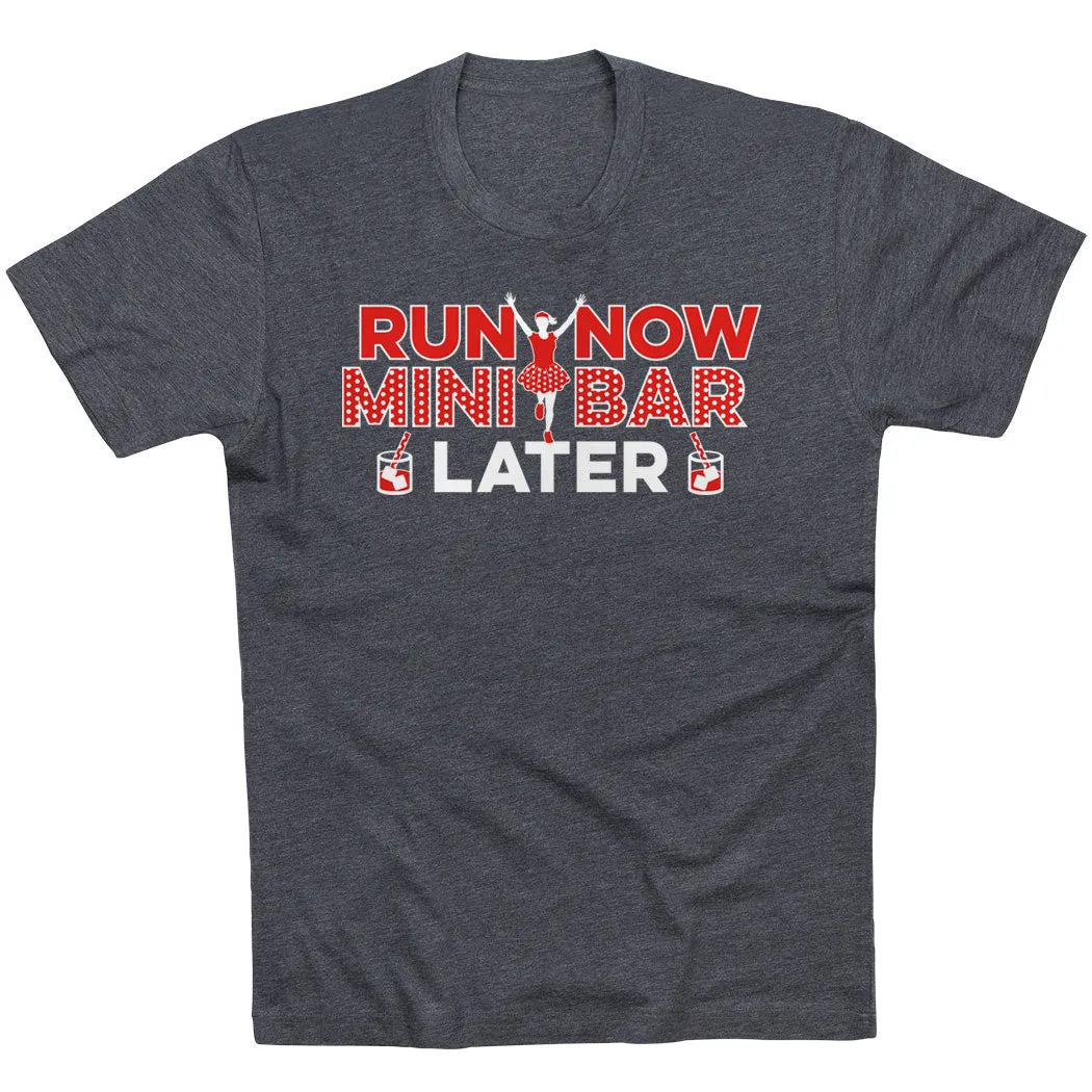 Running Short Sleeve T-Shirt - Run Now Mini Bar Later Essential Fit