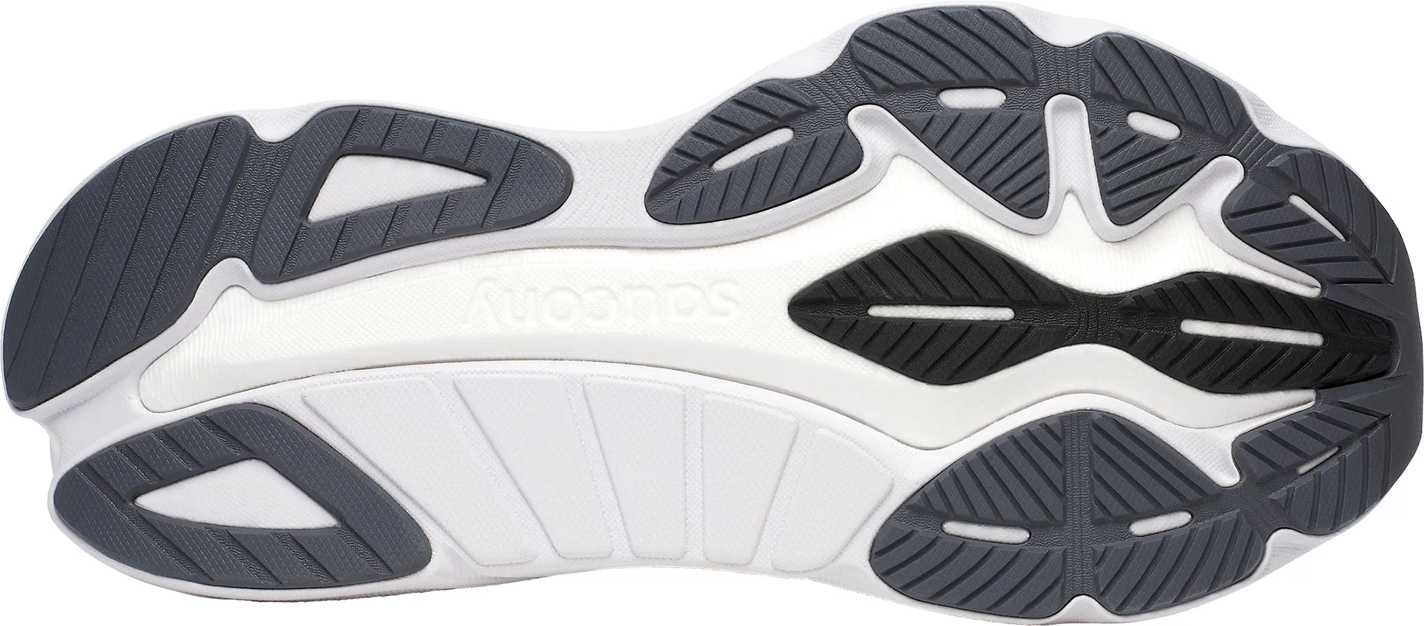 Saucony Hurricane 24 WIDE FIT Womens Running Shoes - Black posture - correcting shoes