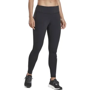 Reebok Essentials Womens Long Running Tights - Black Comfort Seeker Shape Retain All-Terrain Comfort