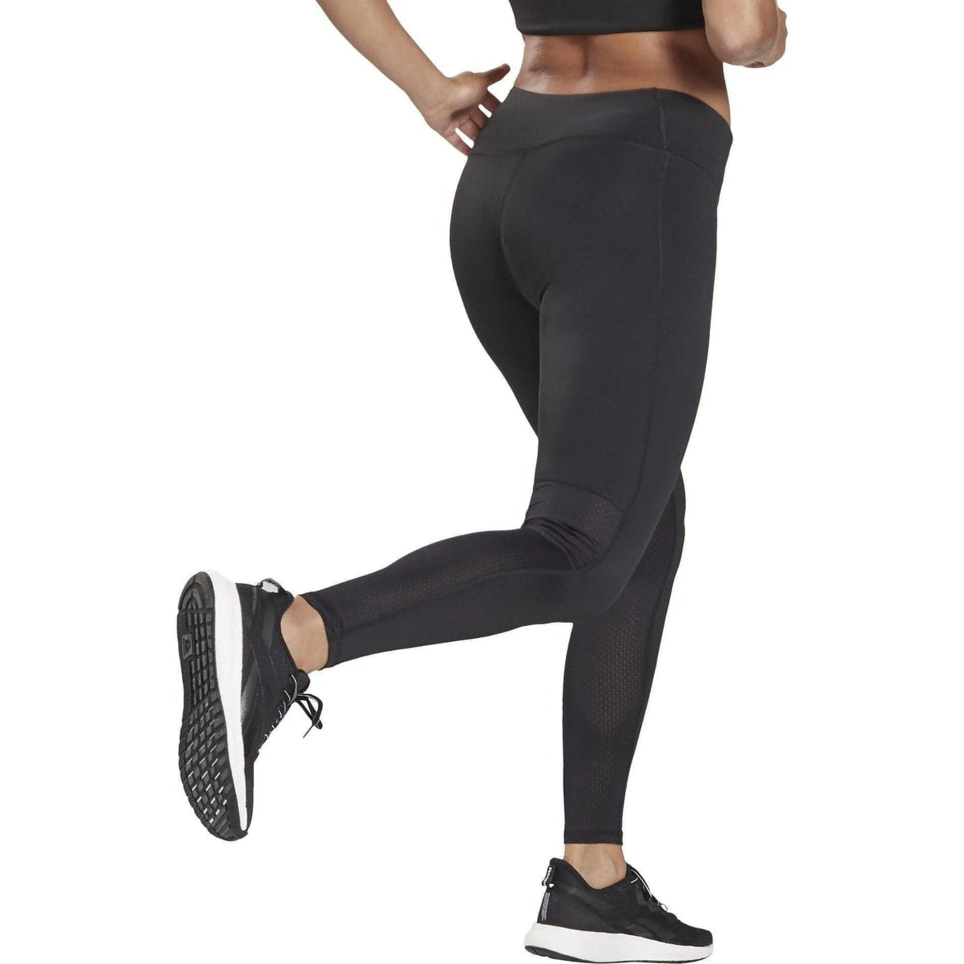 Evening Walk Non See Extra Soft Summer Wear Reebok Essentials Womens Long Running Tights - Black