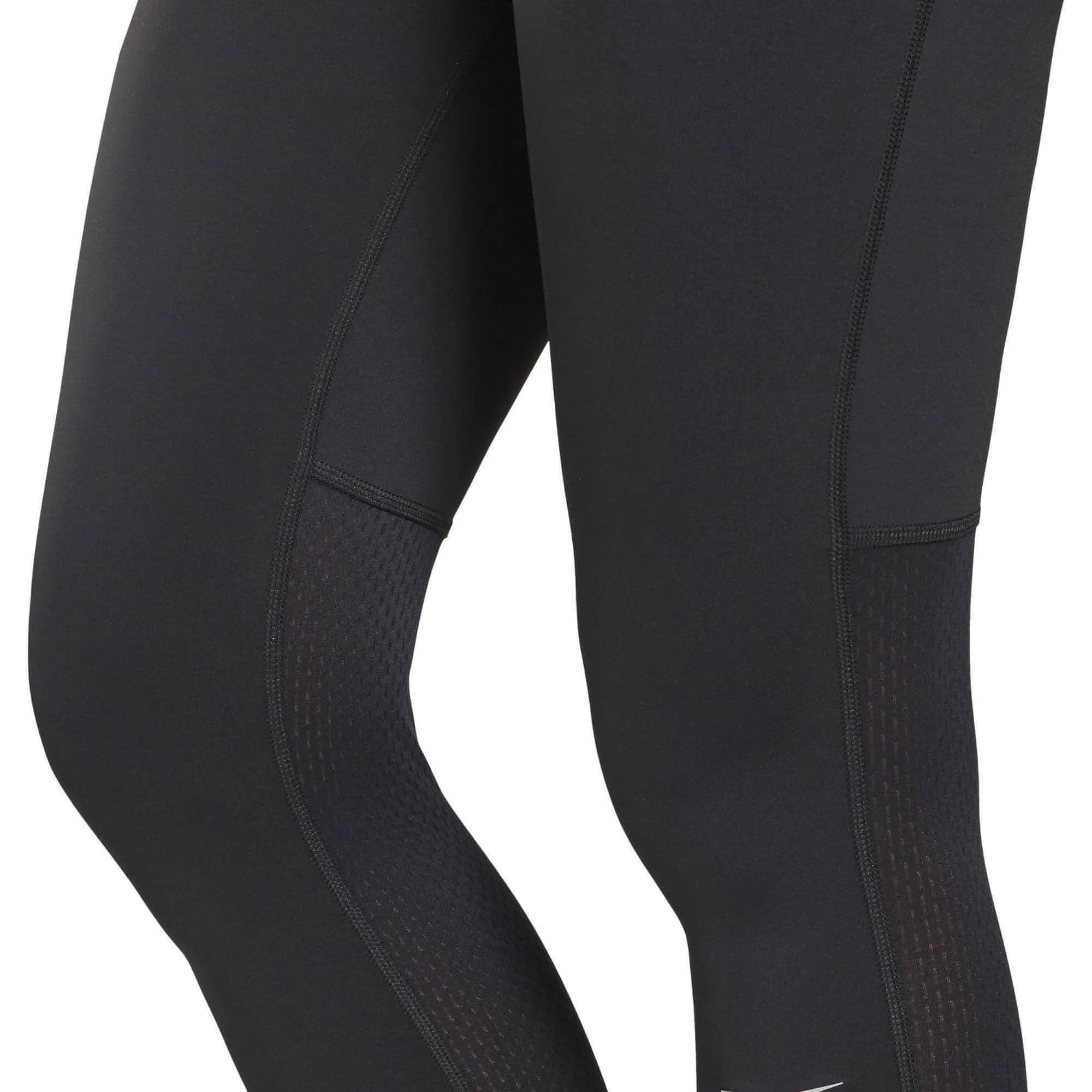 Reebok Essentials Womens Long Running Tights - Black Slim Silhouette