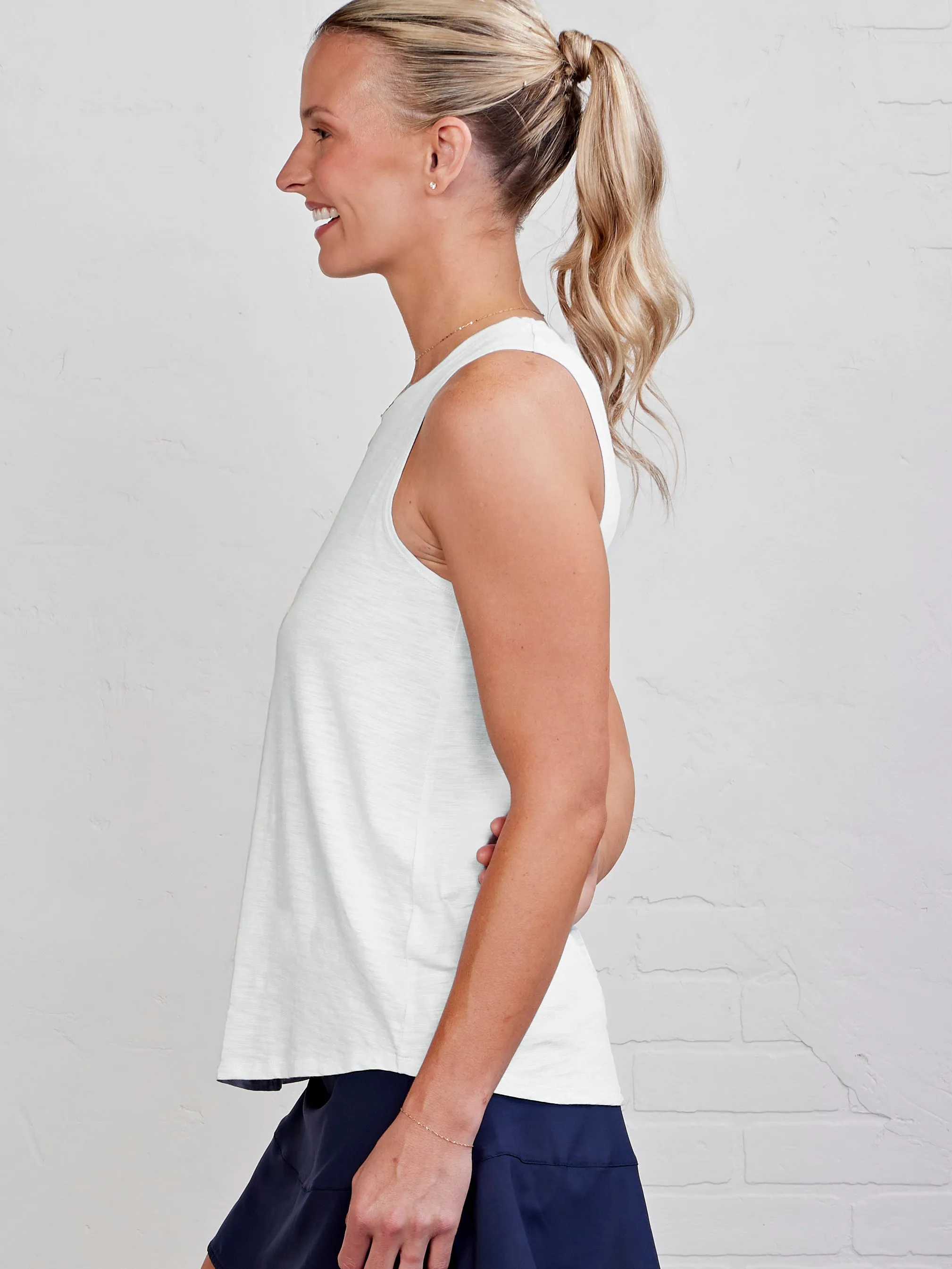 small - scale Yarn Dyed Colorfastness NOLA Tank 2.0