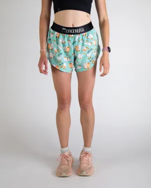 Slip Resistant Inner Grip men's clothing Women's Silly Goose 4" Split Shorts