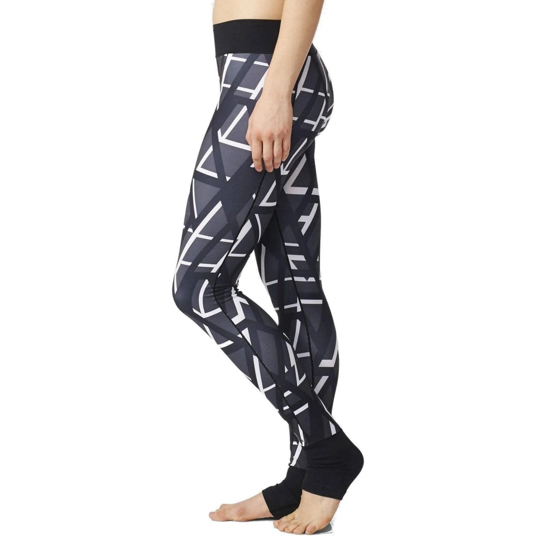 adidas Ultimate Fit Superlong Womens Long Training Tights - Black High Waist Comfort Seeker