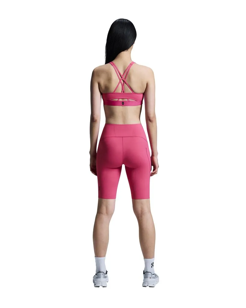 Urban Mood Fitness Lover Durable Stitch On Women's Movement Tights Short Pink