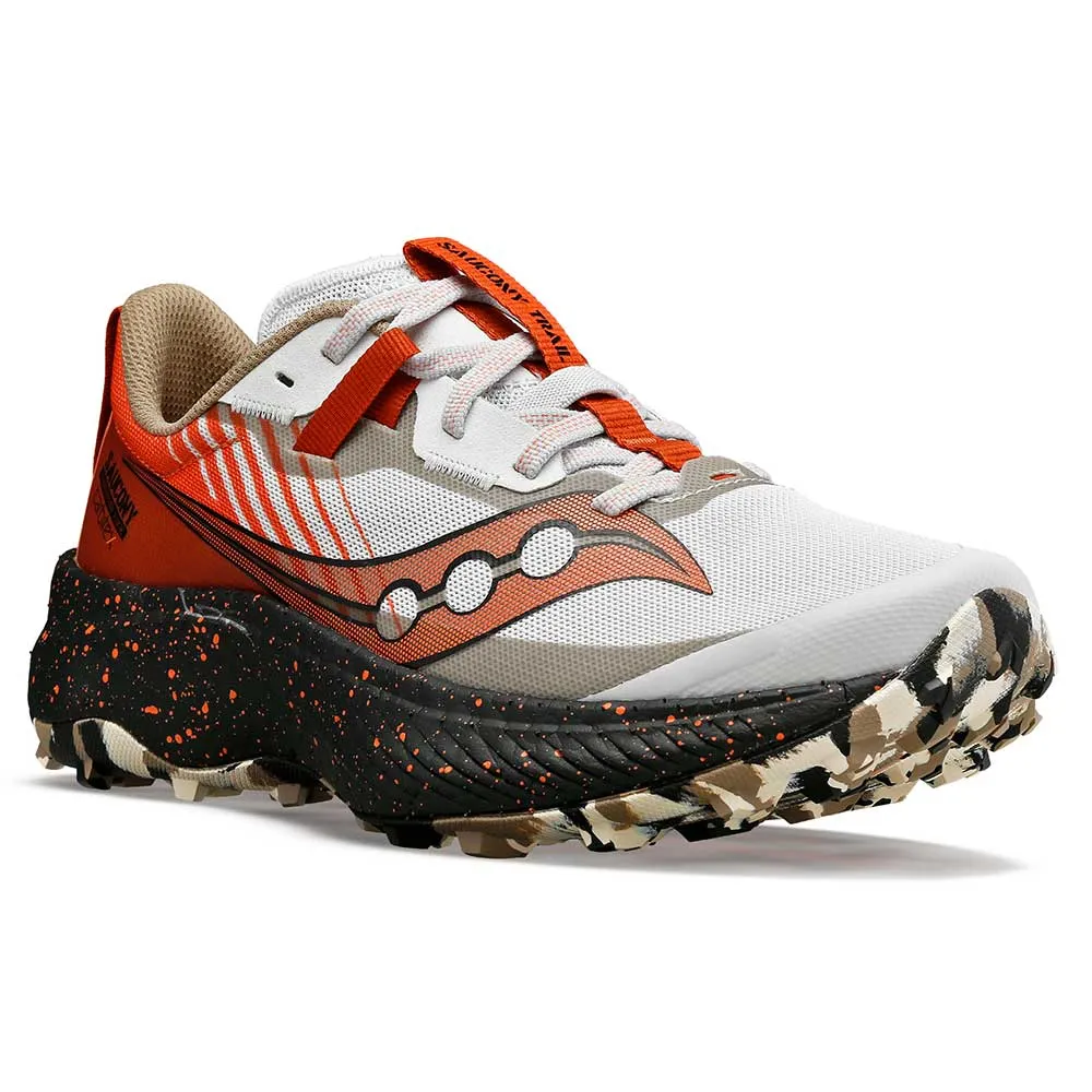 Women's Endorphin Edge Trail Shoe- Fog/Zenith Flexible Toe Box