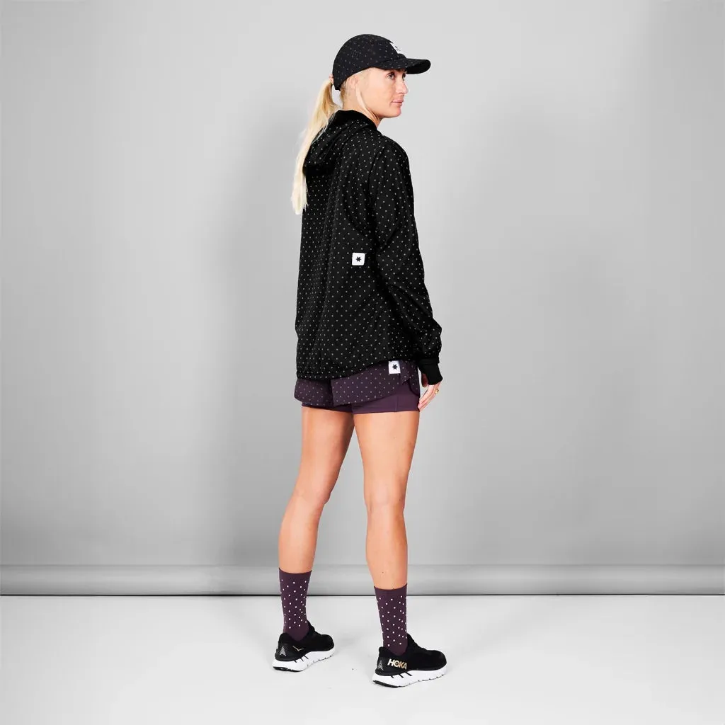 Ventilation Panels SAYSKY Women's Reflective Polka Blaze Jacket Black