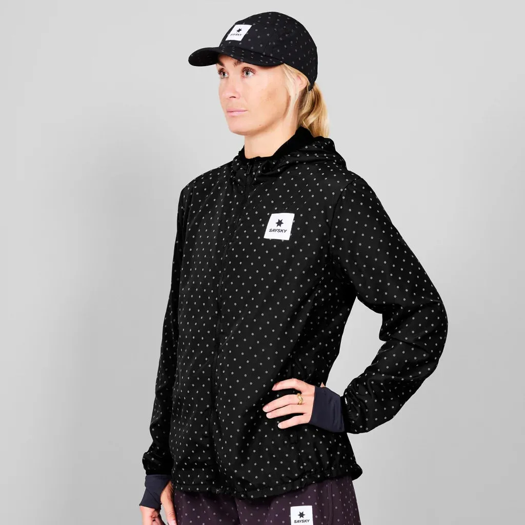 Road Trip Adjustable SAYSKY Women's Reflective Polka Blaze Jacket Black