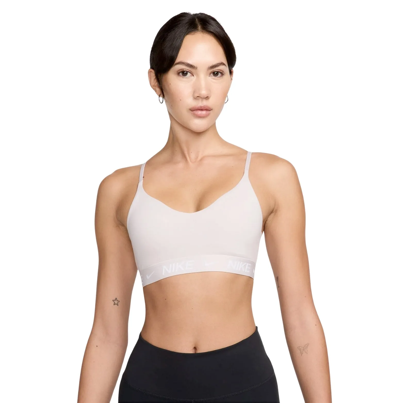 Secure Structure Nike Women's Indy Light-Support Sports Bra Platinum Violet