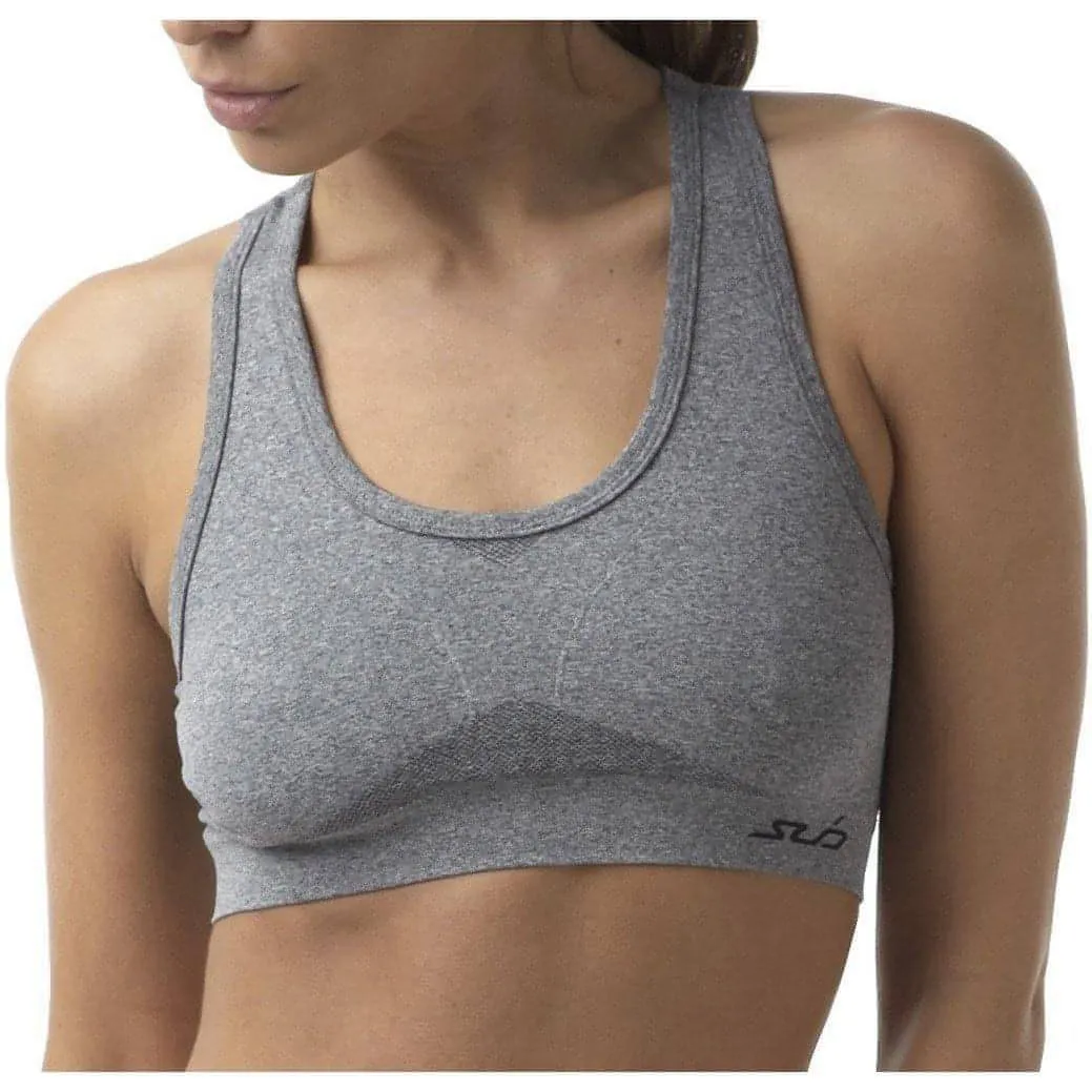 Sub Sports SubAir Seamless Womens Sports Bra - Grey Stretch Recovery Fabric