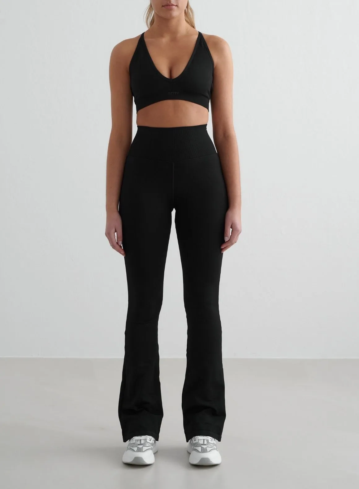 Seamless Band Black Shape Seamless Cross Back Bra