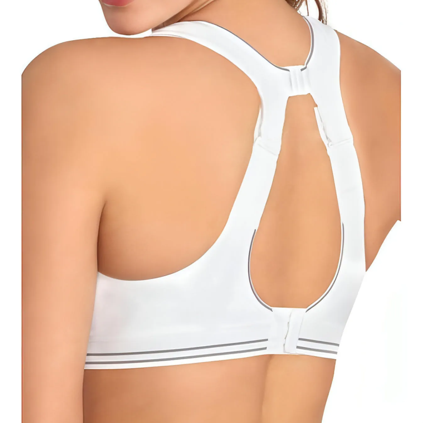 Shock Absorber Ultimate Run Womens Sports Bra - White Secure Fabric teen clothing