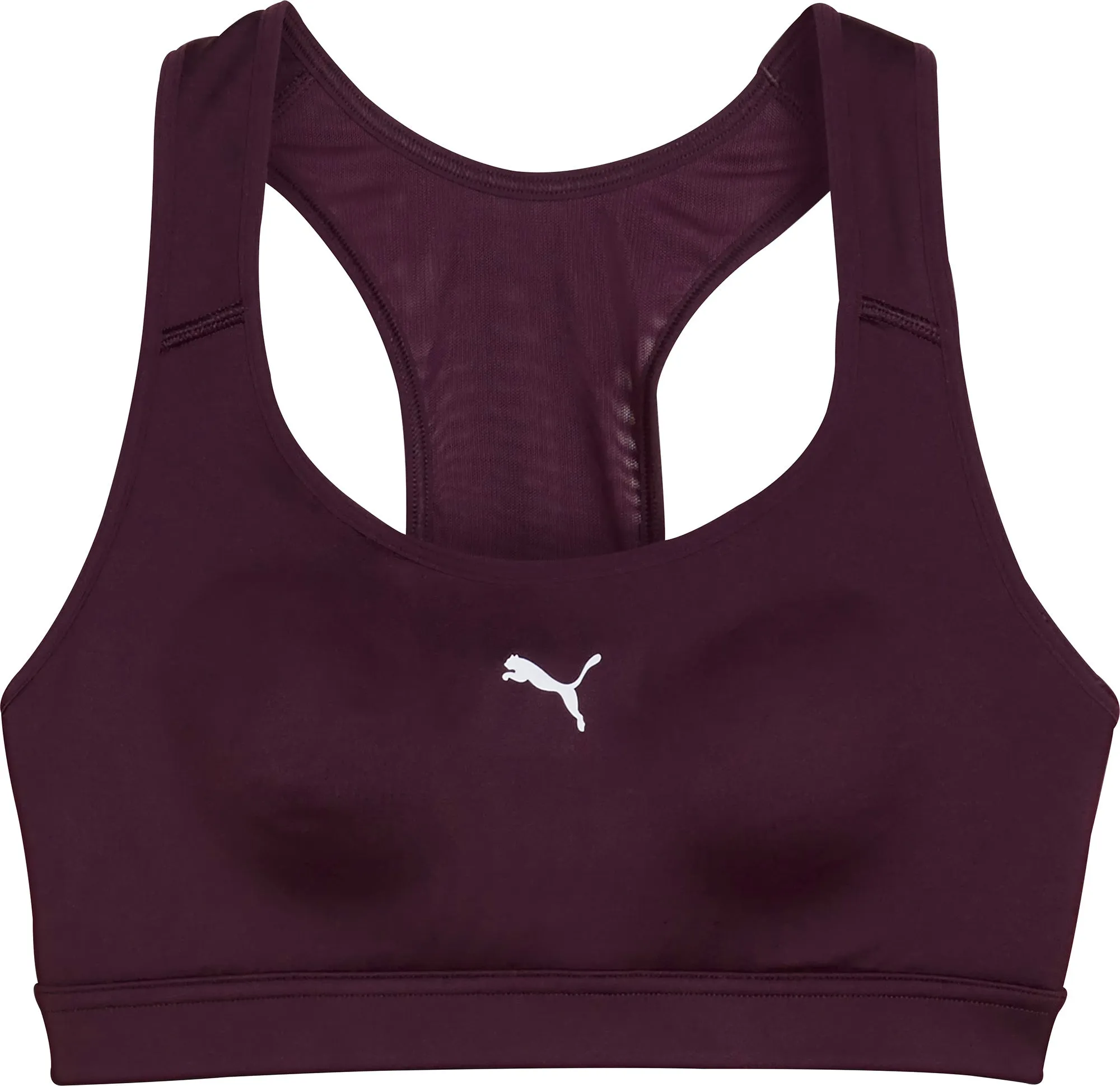 Puma 4KEEPS Womens Running Sports Bra - Purple Runners of all levels Bounce Reduction Technology