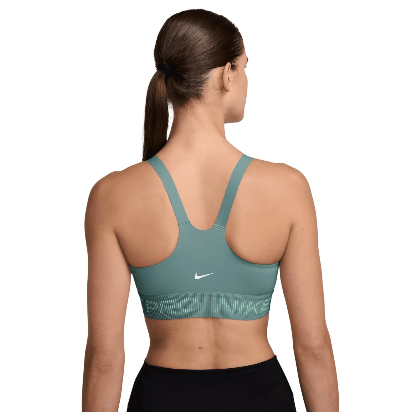 Women's Light-Support Sports Bra Cannon / Mint Foam / White Cross Back Closure