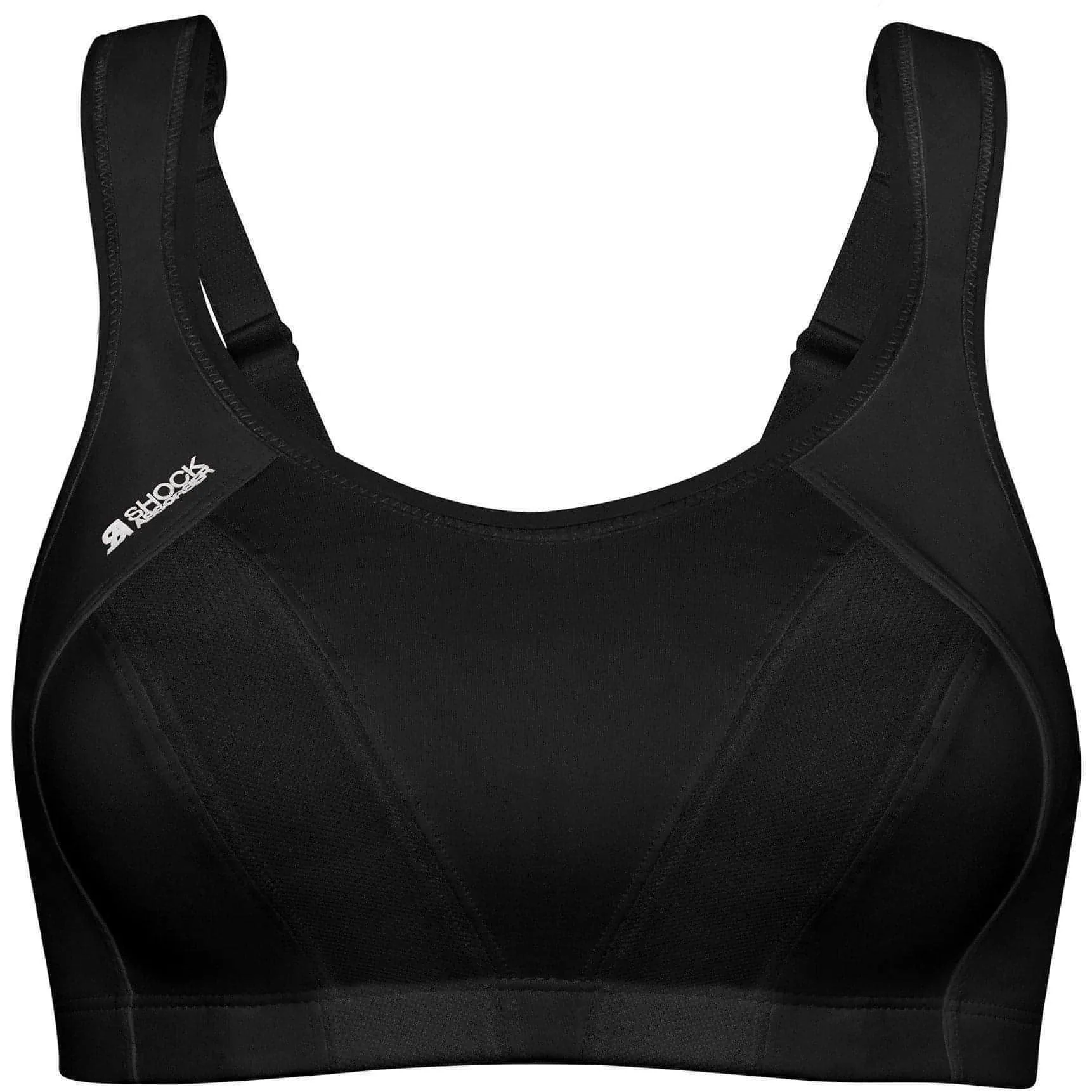 Shock Absorber Active Multi Womens Sports Bra - Black Hook-and-eye closure