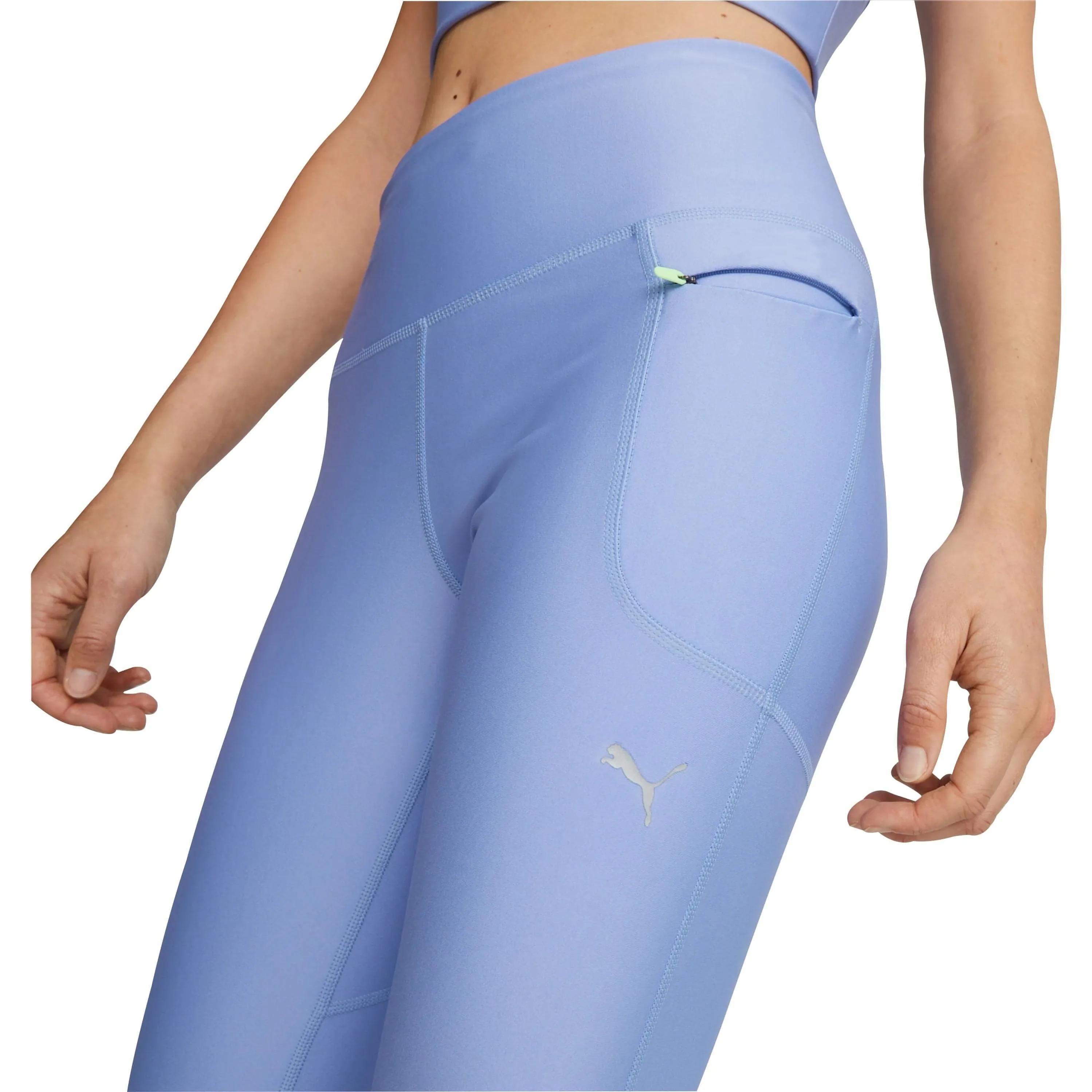 Trend Seeker Thermal Warm Flexible Fitwear Puma Run Ultraform Womens Long Running Tights - Purple