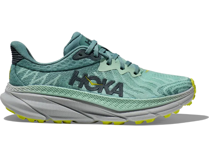 Minimalist Drop Design Airflow channels Women's Hoka Challenger ATR 7 All Terrain Running Shoe