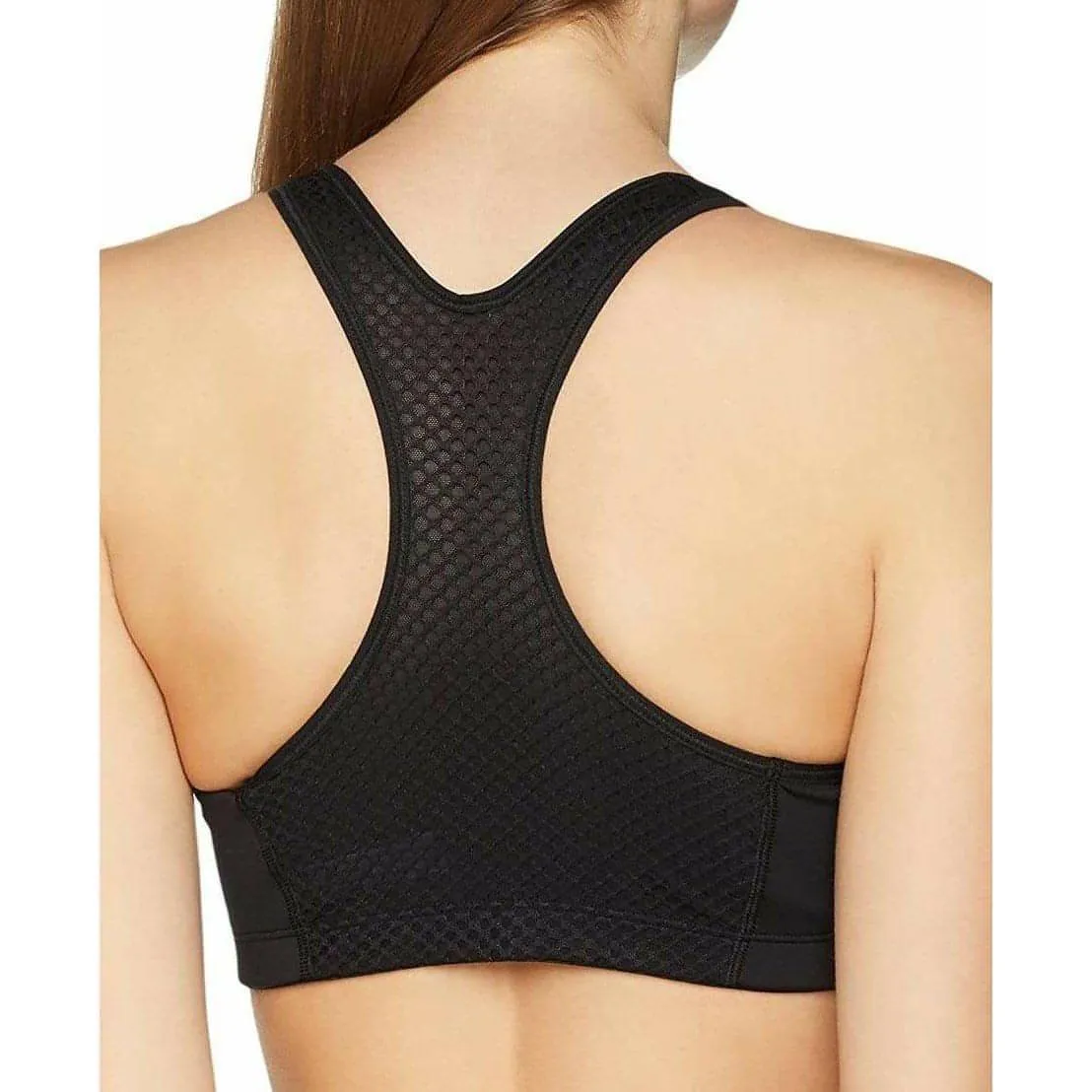 natural materials Shock Absorber Active Crop Top Womens Sports Bra - Black