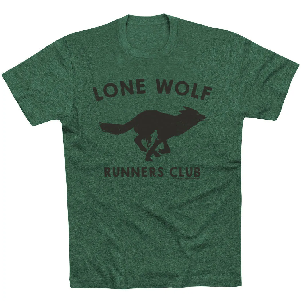 Running Short Sleeve T-Shirt - Run Club Lone Wolf Sporty Style Wear