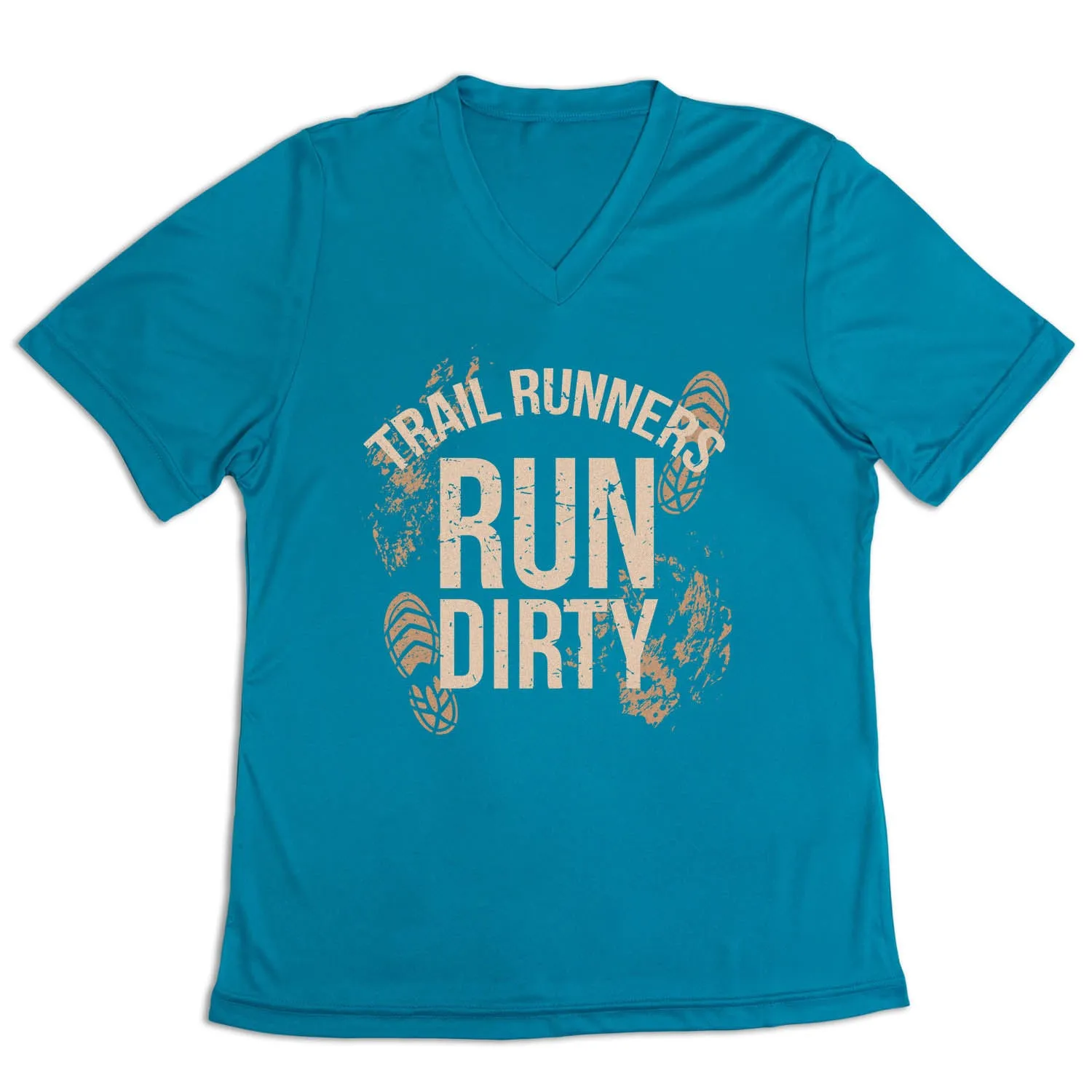 Women's Short Sleeve Tech Tee - Run Dirty Stylish Day Wear On-the-Go Comfort