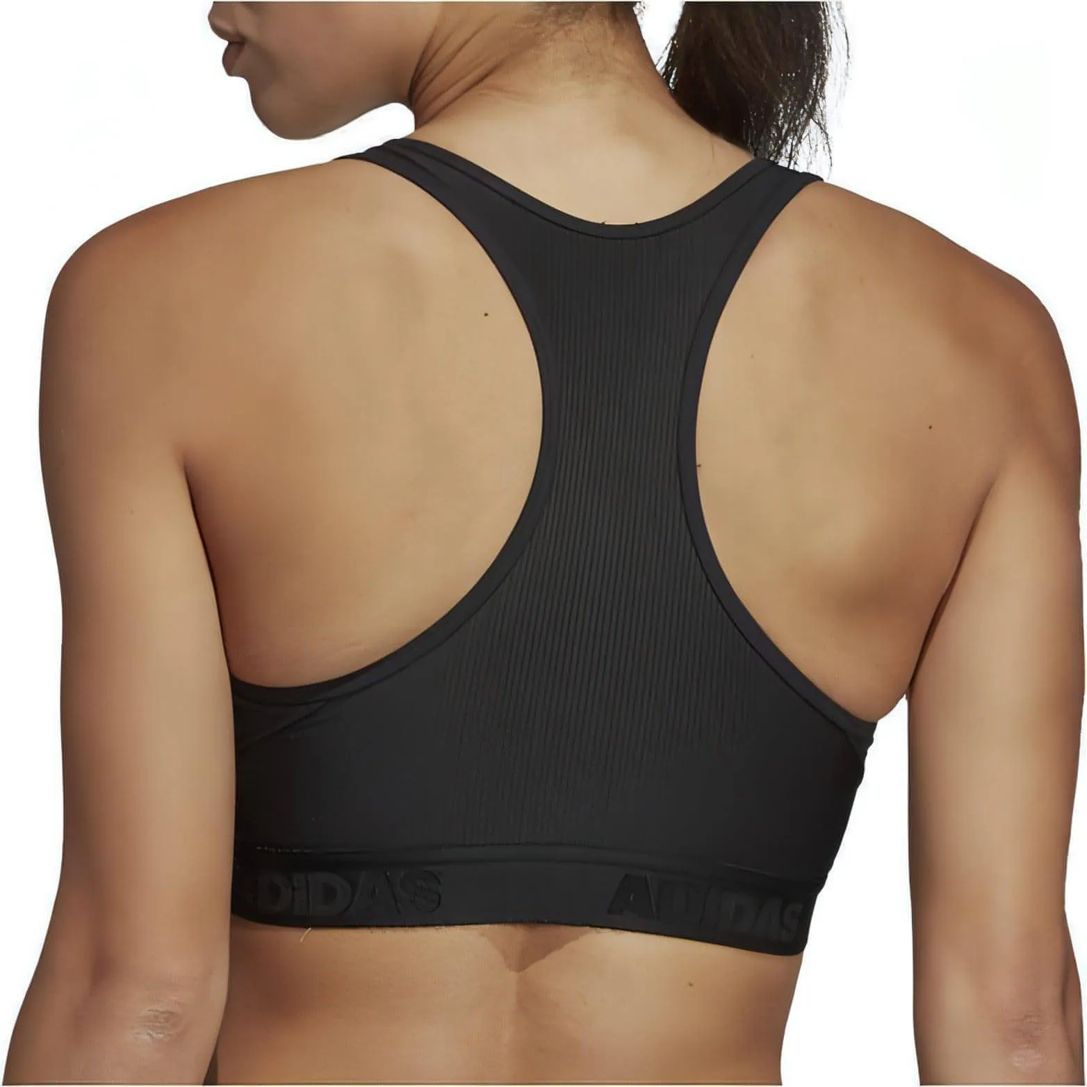 adidas Don't Rest AlphaSkin Womens Sports Bra - Black water-repellent