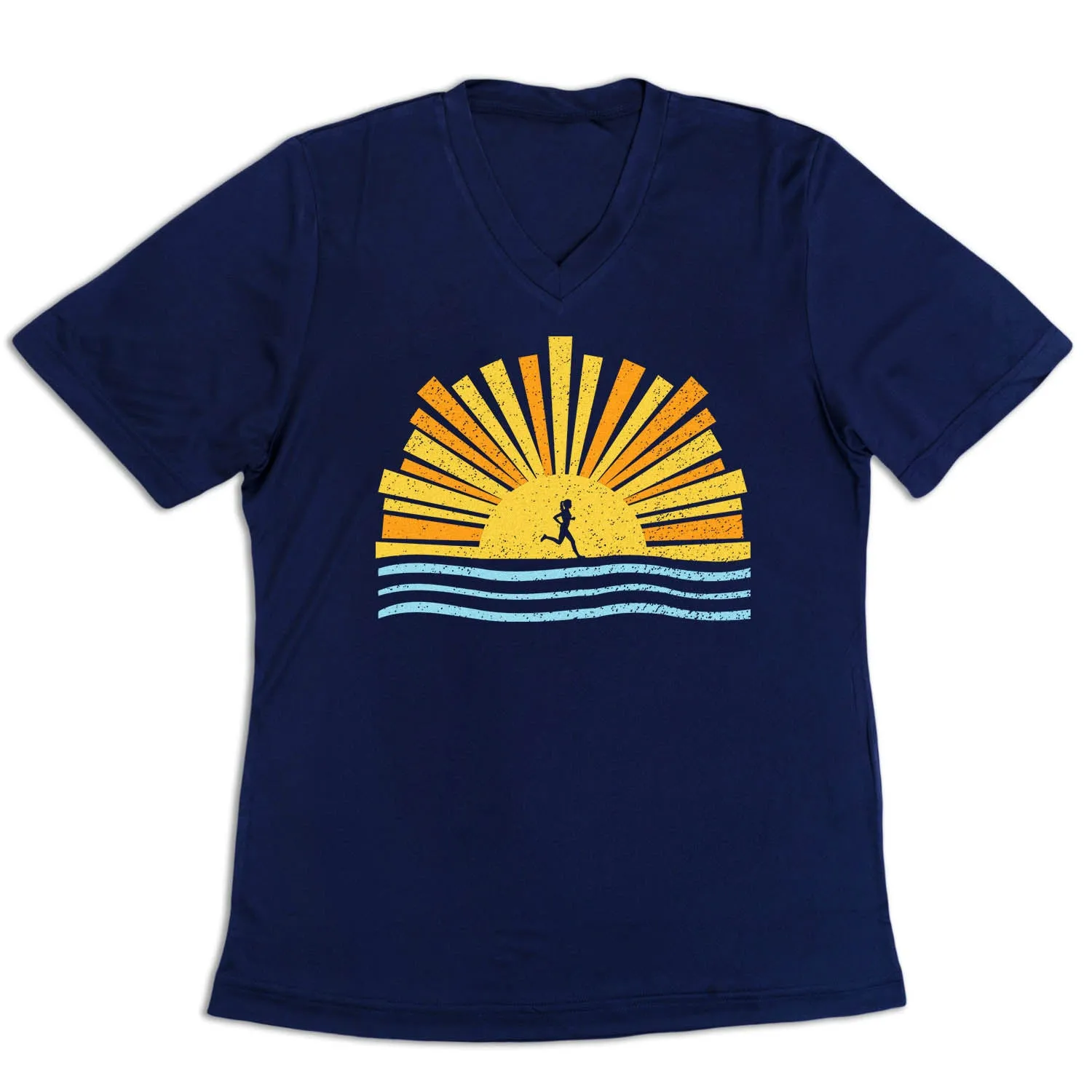 Women's Short Sleeve Tech Tee - Here Comes The Sun All Day Wear Timeless Layering