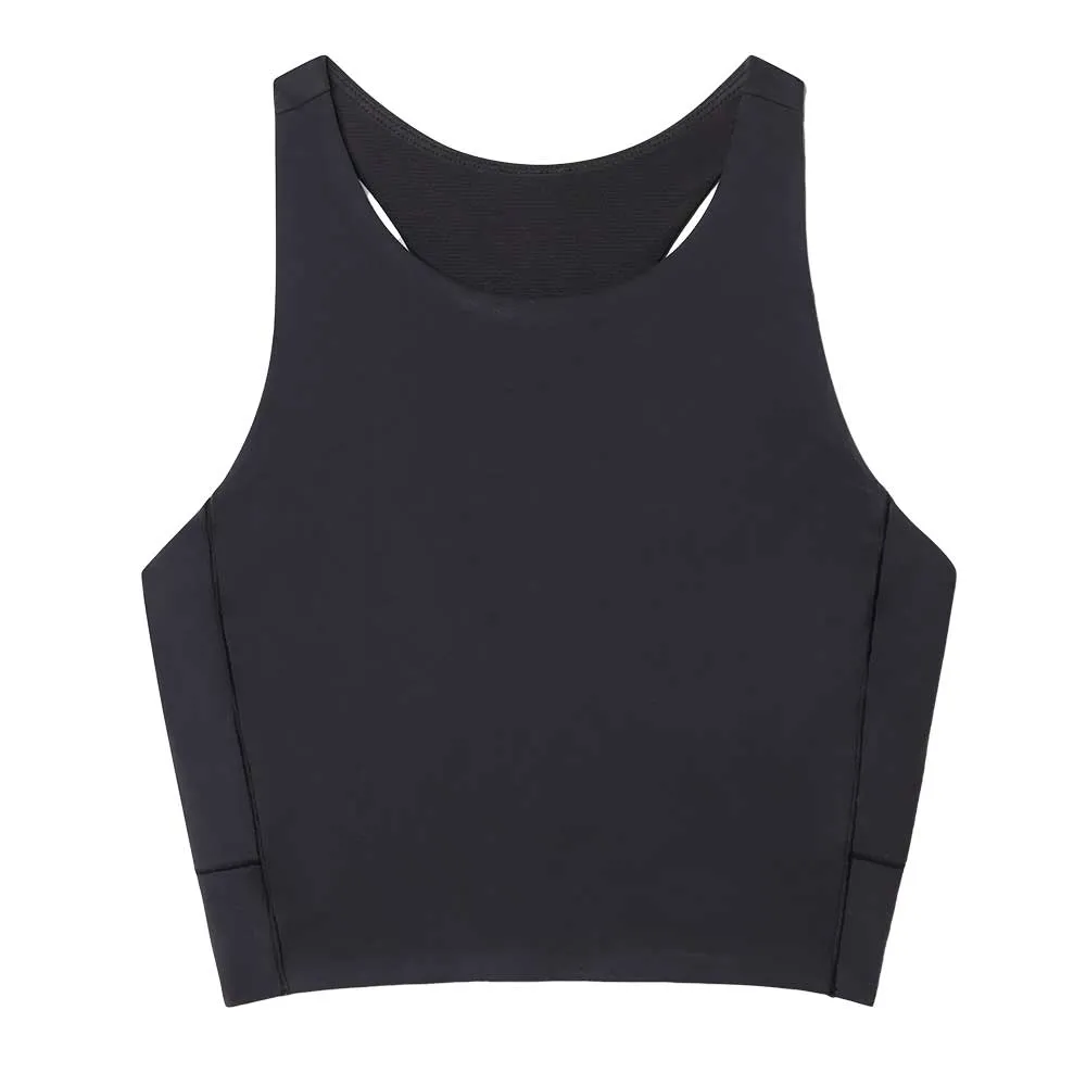 Women's Revive Longline Bra - Black High-impact Supportive Underwear