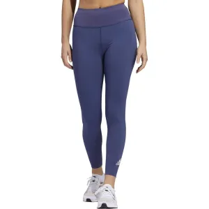 Knee Articulation Tech adidas HEAT.RDY High Rise Womens 7/8 Training Tights - Blue