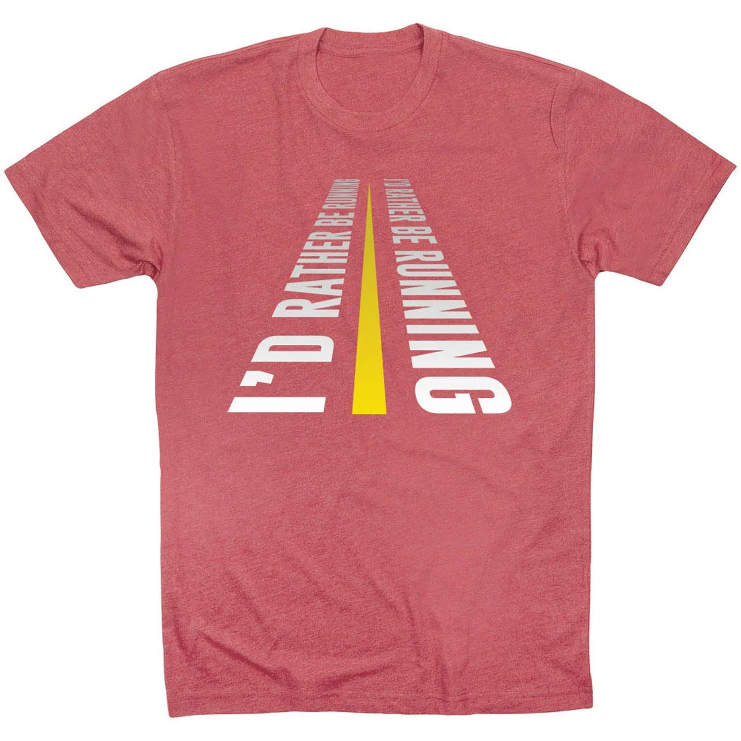 Running Short Sleeve T-Shirt - I'd Rather Be Running cyber monday SeamFreeShoulders