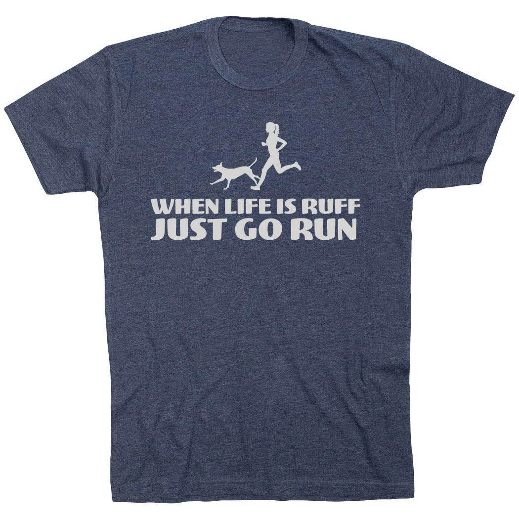Low Impact Manufacturing Running Short Sleeve T-Shirt - Life is Ruff